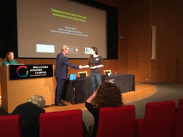 Claire wins Clinical Neurosciences Away Day poster prize